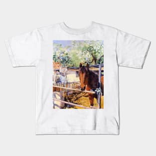 A Rustic Stable in La Alpujarra Kids T-Shirt